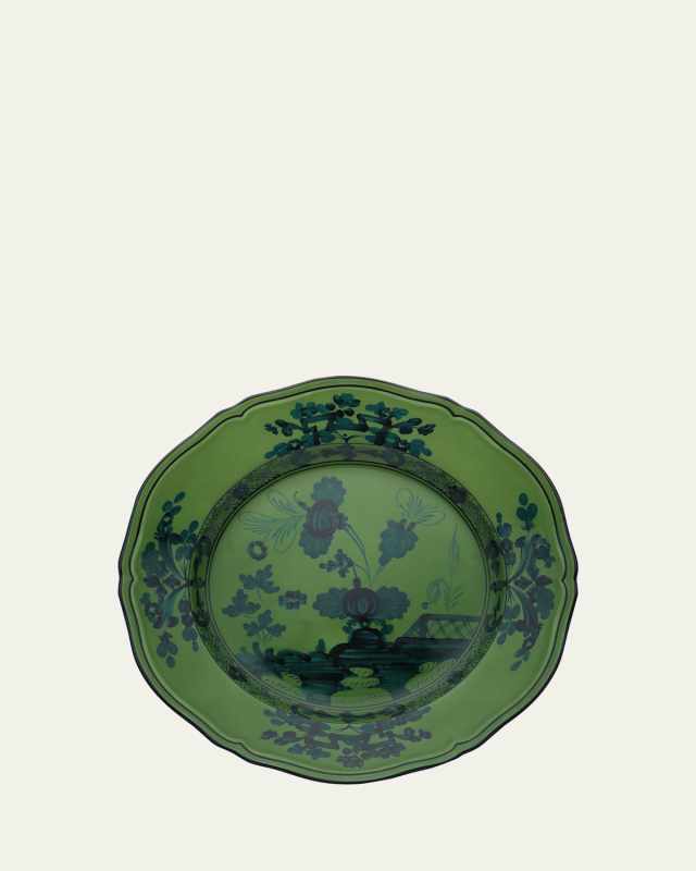 Oriente Italiano Dinner Plate, Malachite